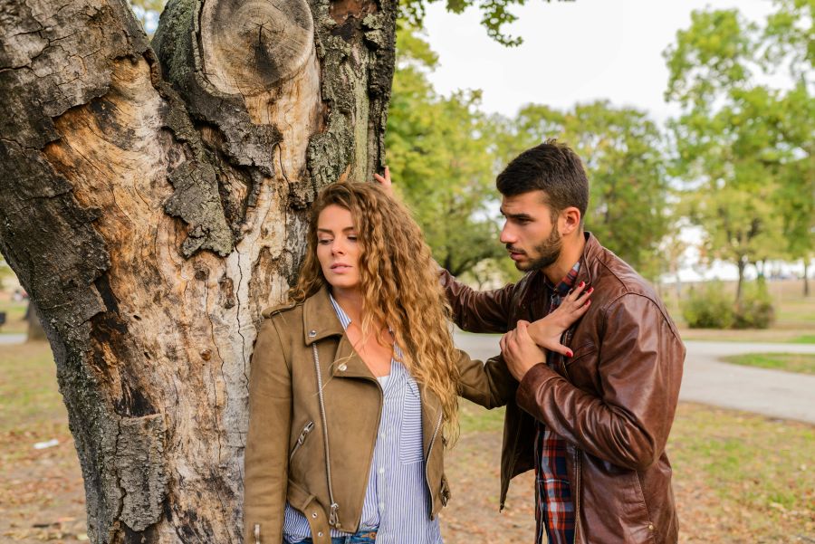 Man And Woman Wearing Brown Full-zip Jackets