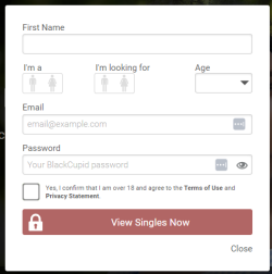 signing up